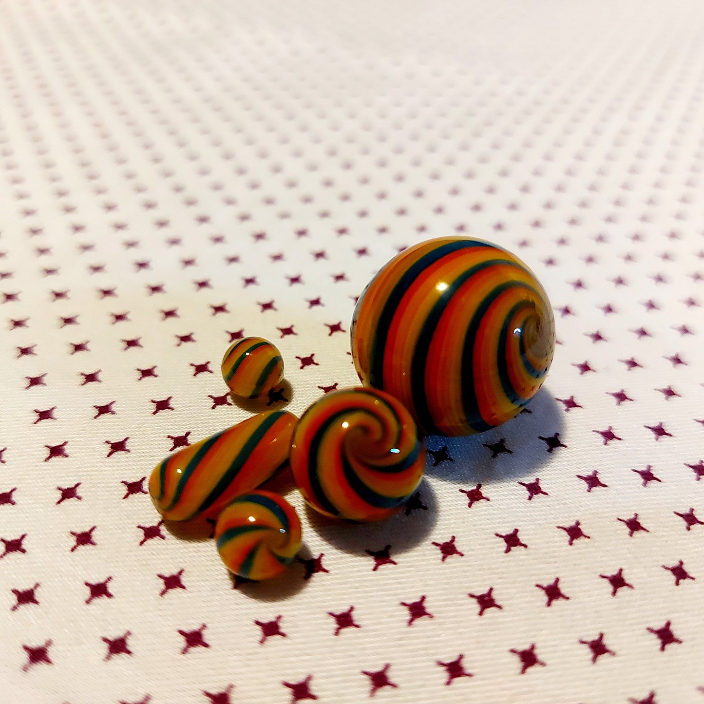 Carnival Marble Color Glass set