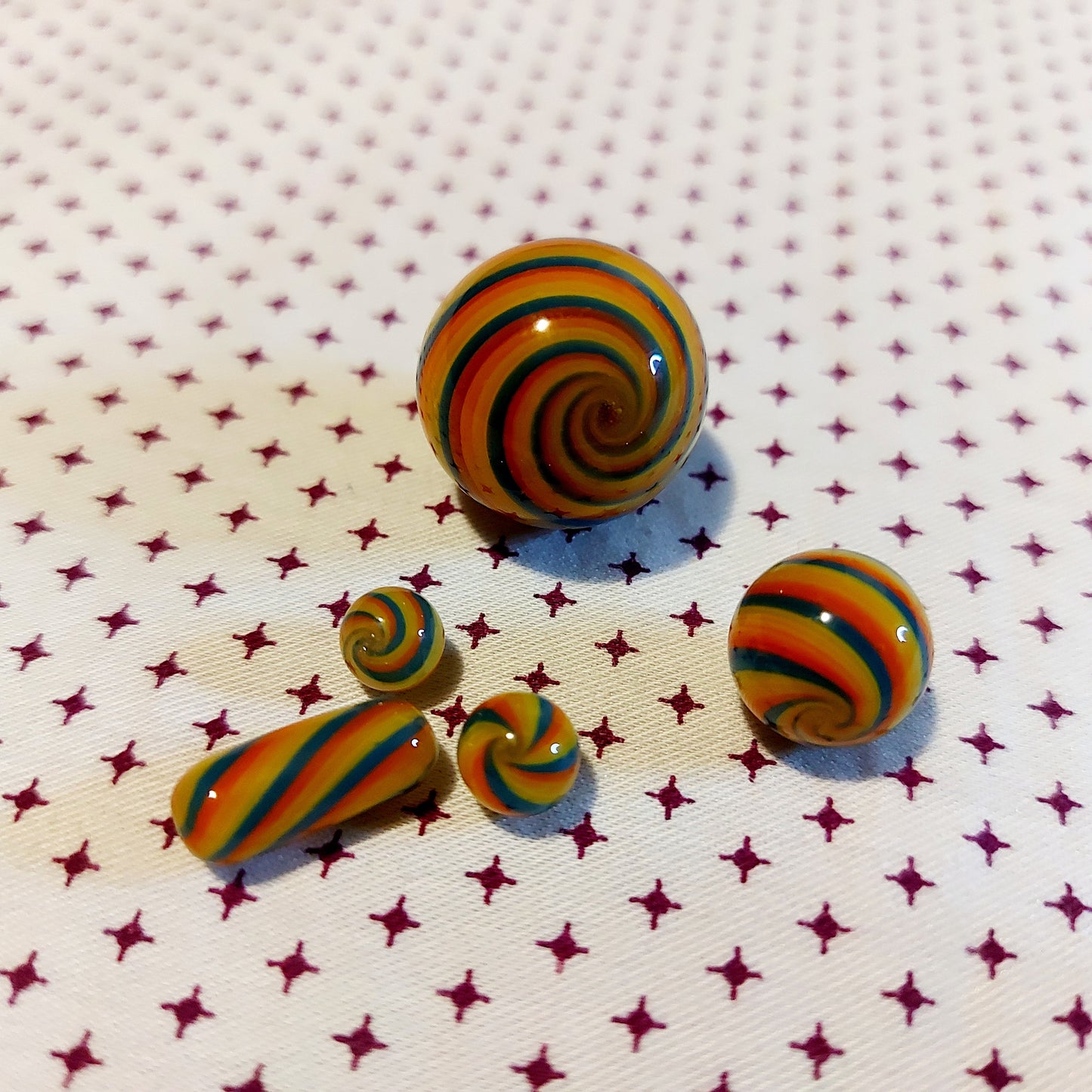 Carnival Marble Color Glass set