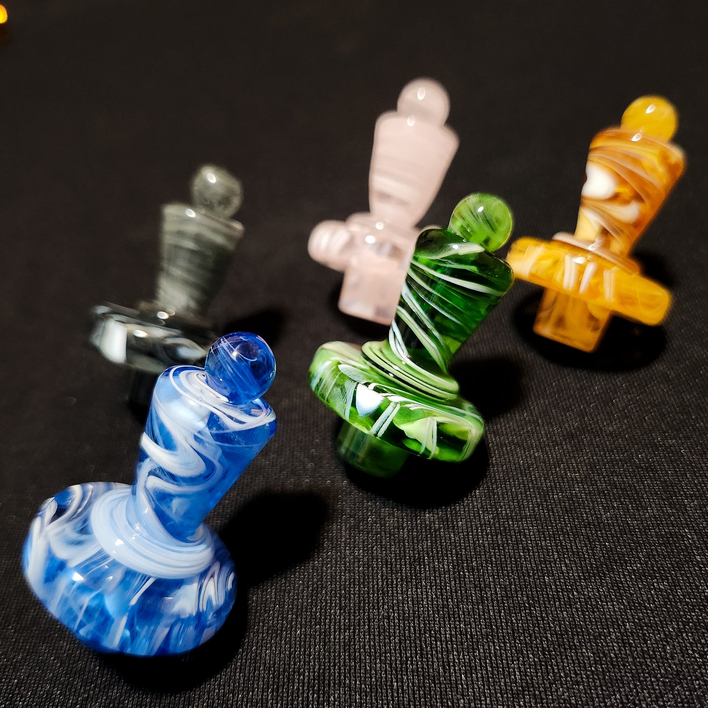 Colour Top Cap 22mm - 5 colours