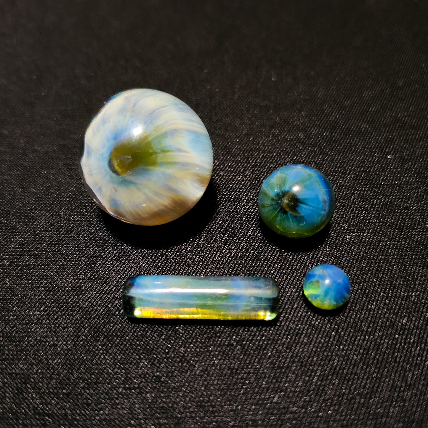 Ethereal marble/pillar/pearl Set (Guya Glass)