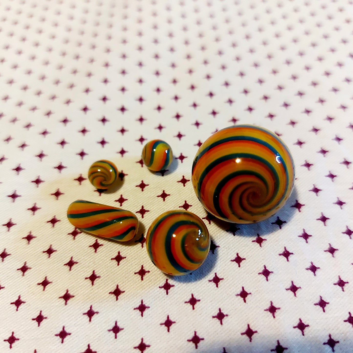 Carnival Marble Color Glass set
