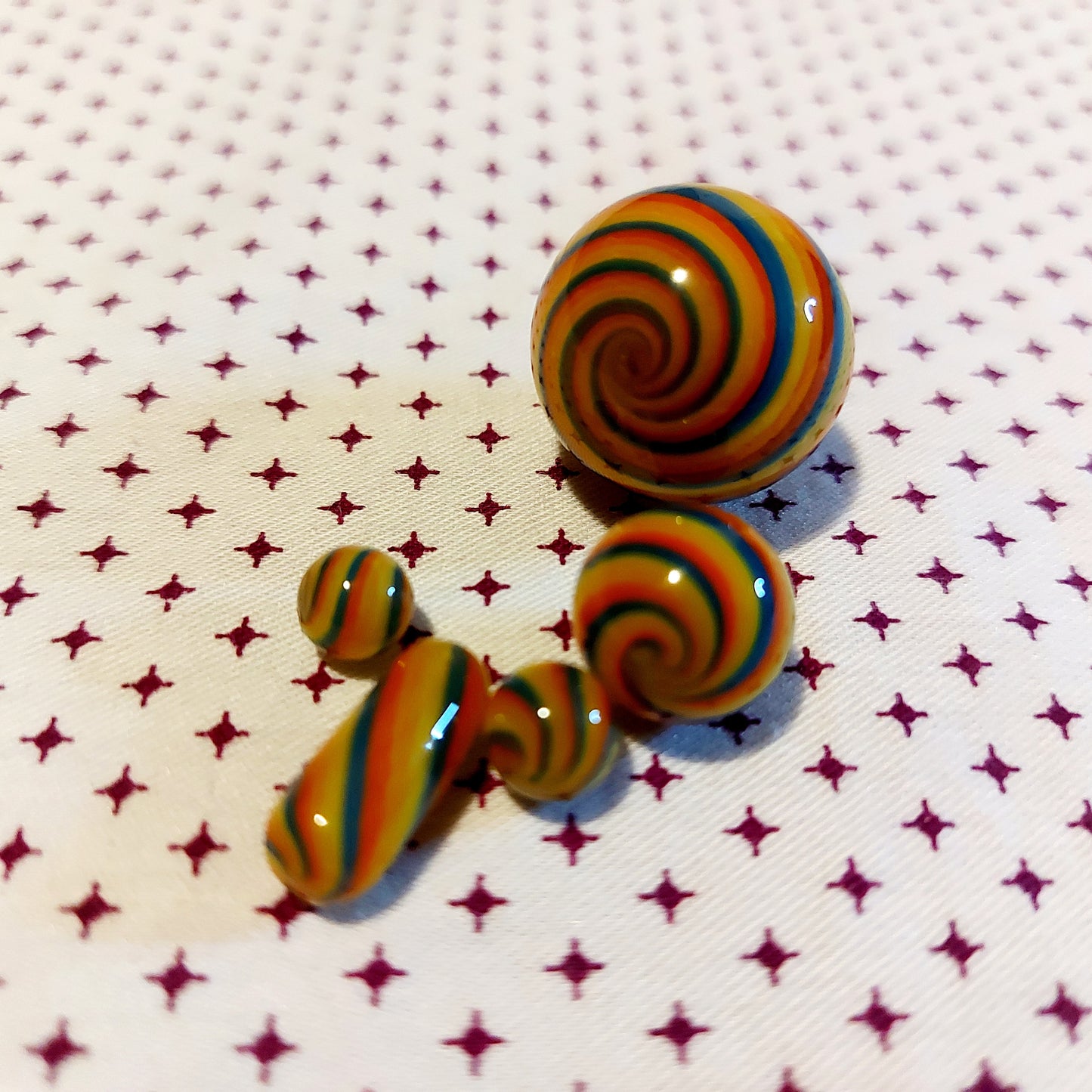 Carnival Marble Color Glass set