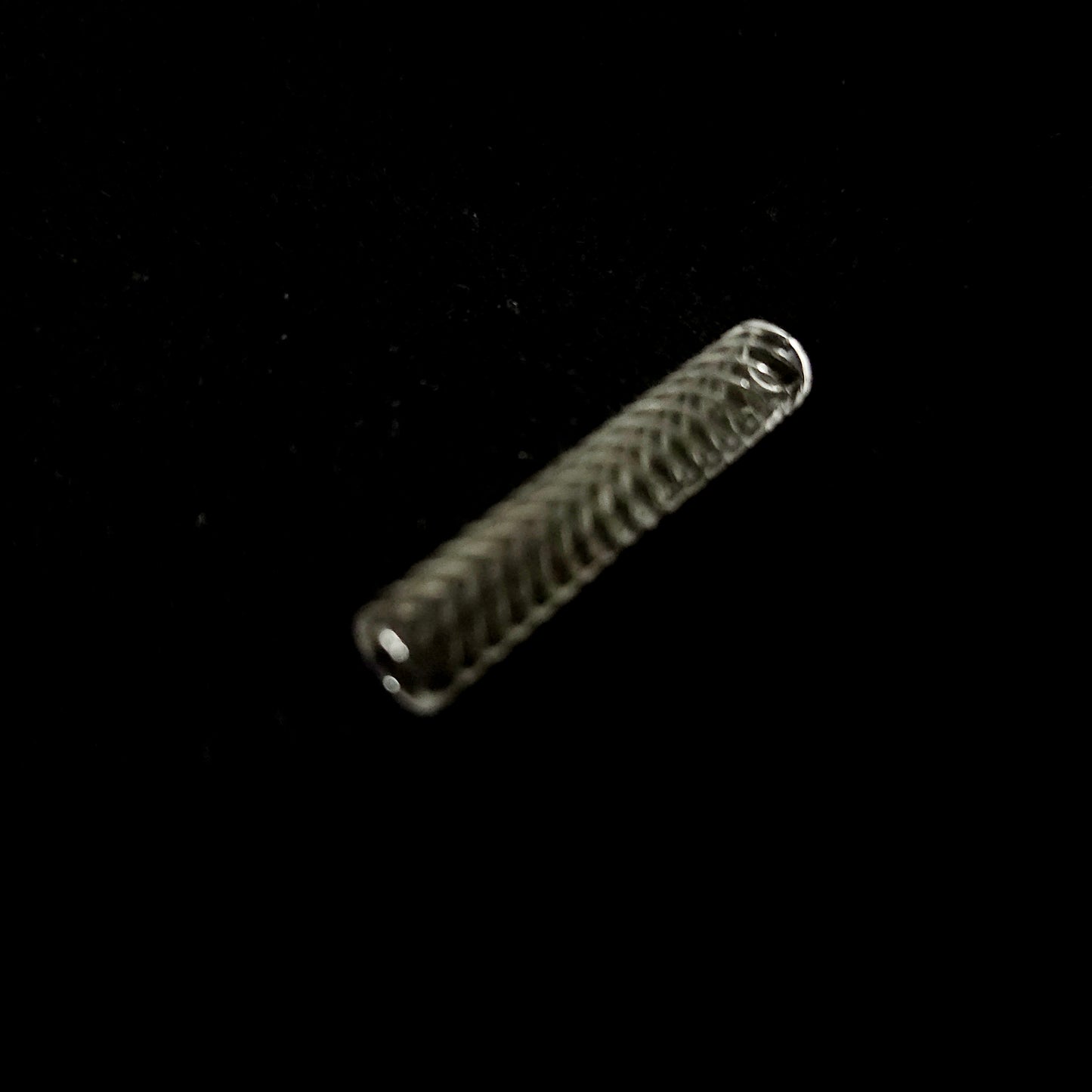 Quartz hollow Pillar - Threaded 6x30mm