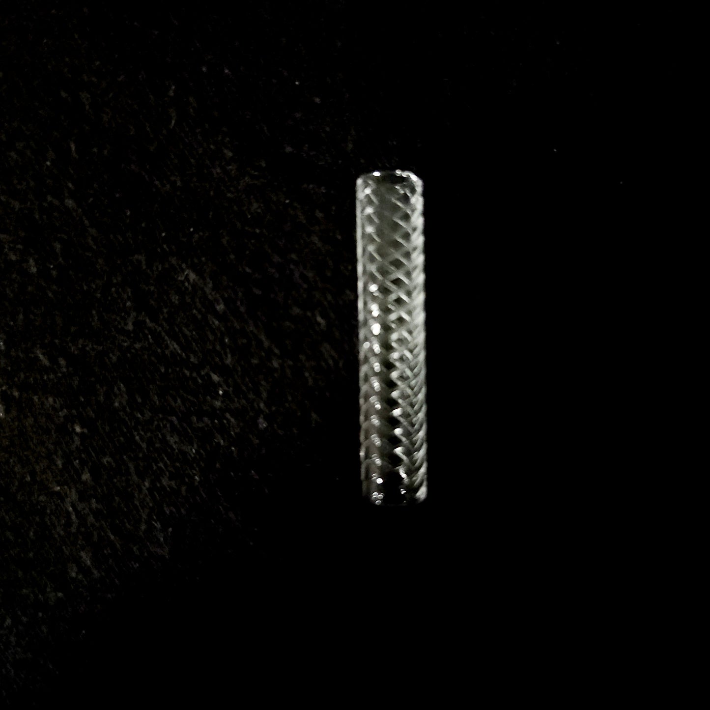 Quartz hollow Pillar - Threaded 6x30mm