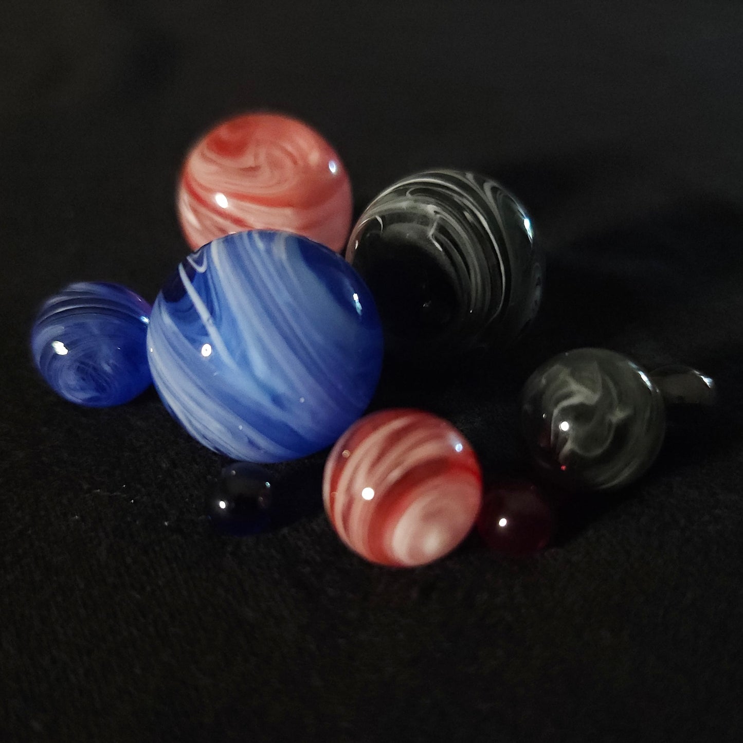 Swirled Marble & Bead Sets