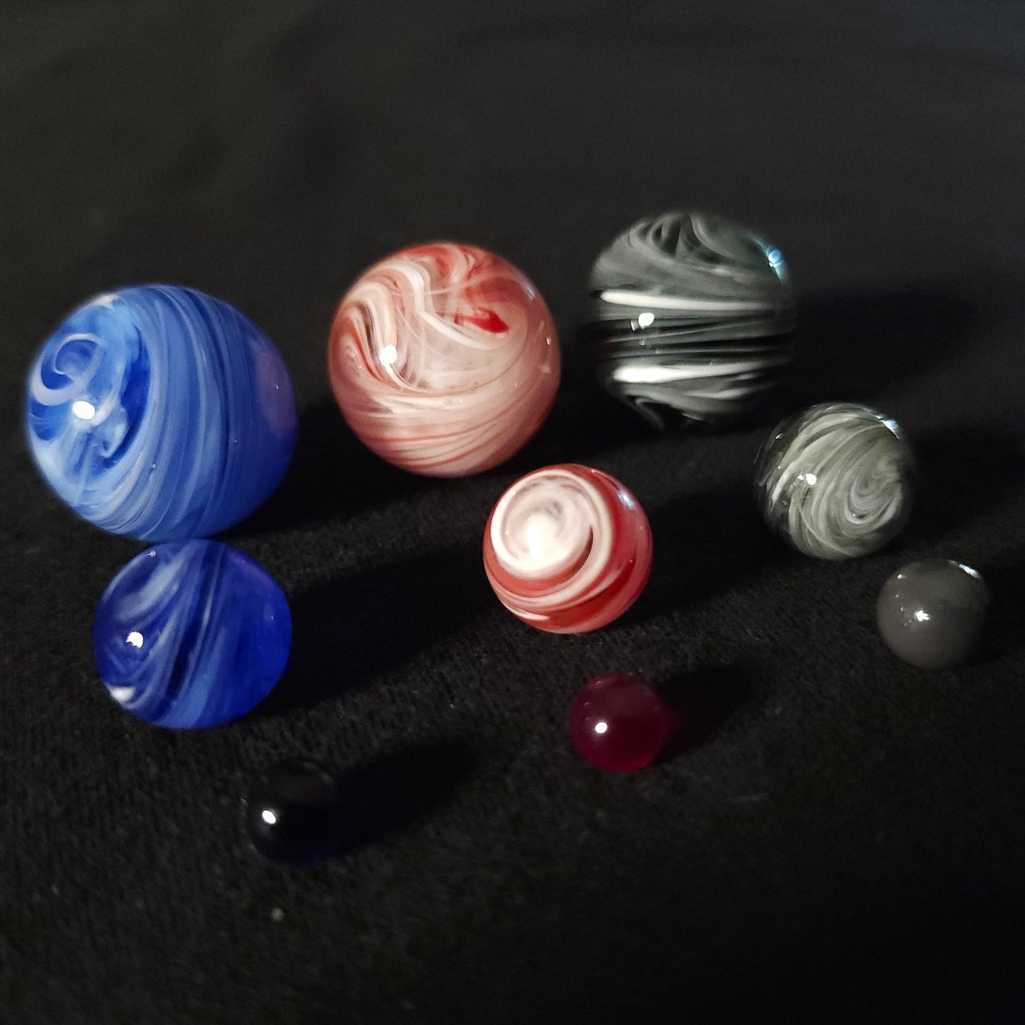 Swirled Marble & Bead Sets