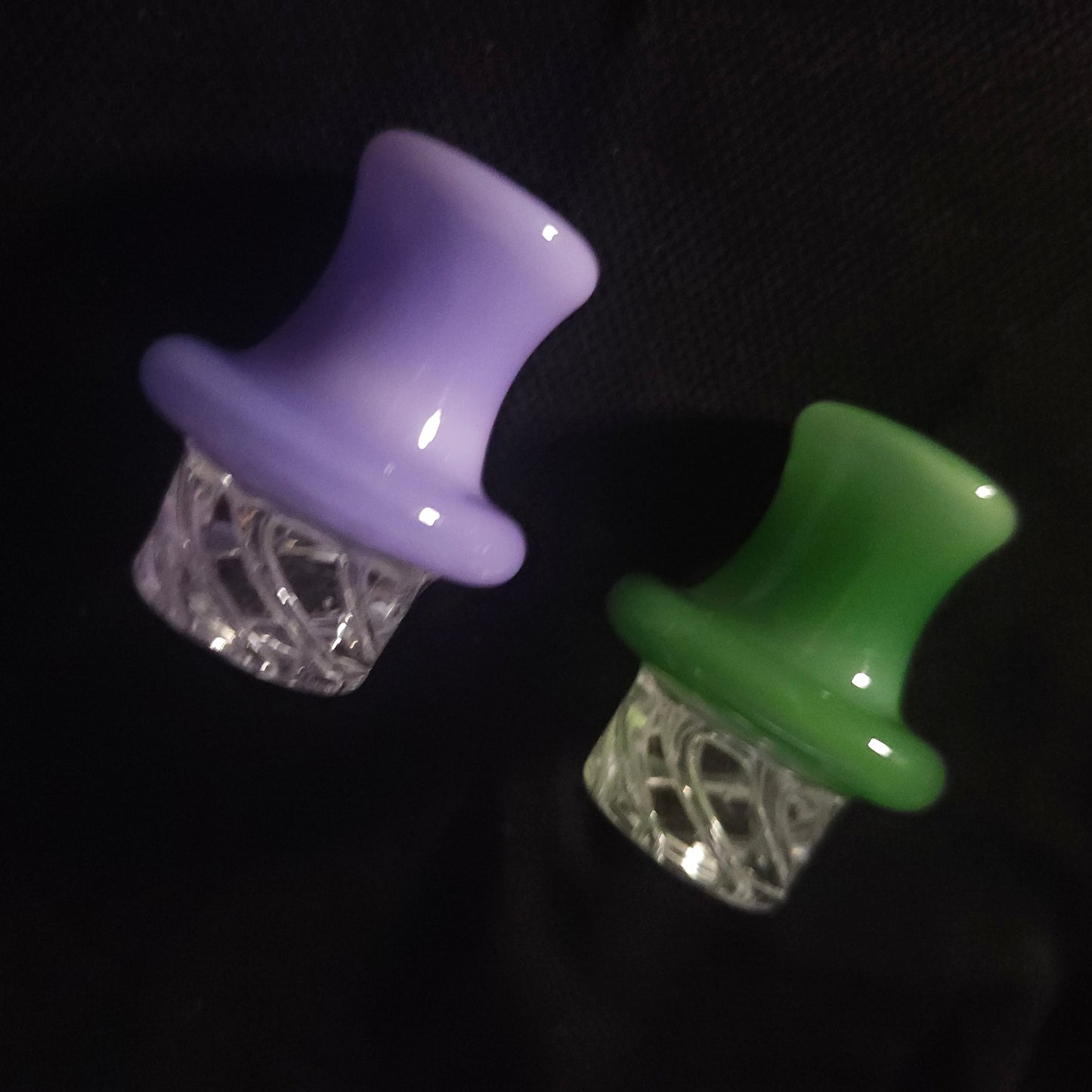 Cyclone Carb Caps - Jade & Violet