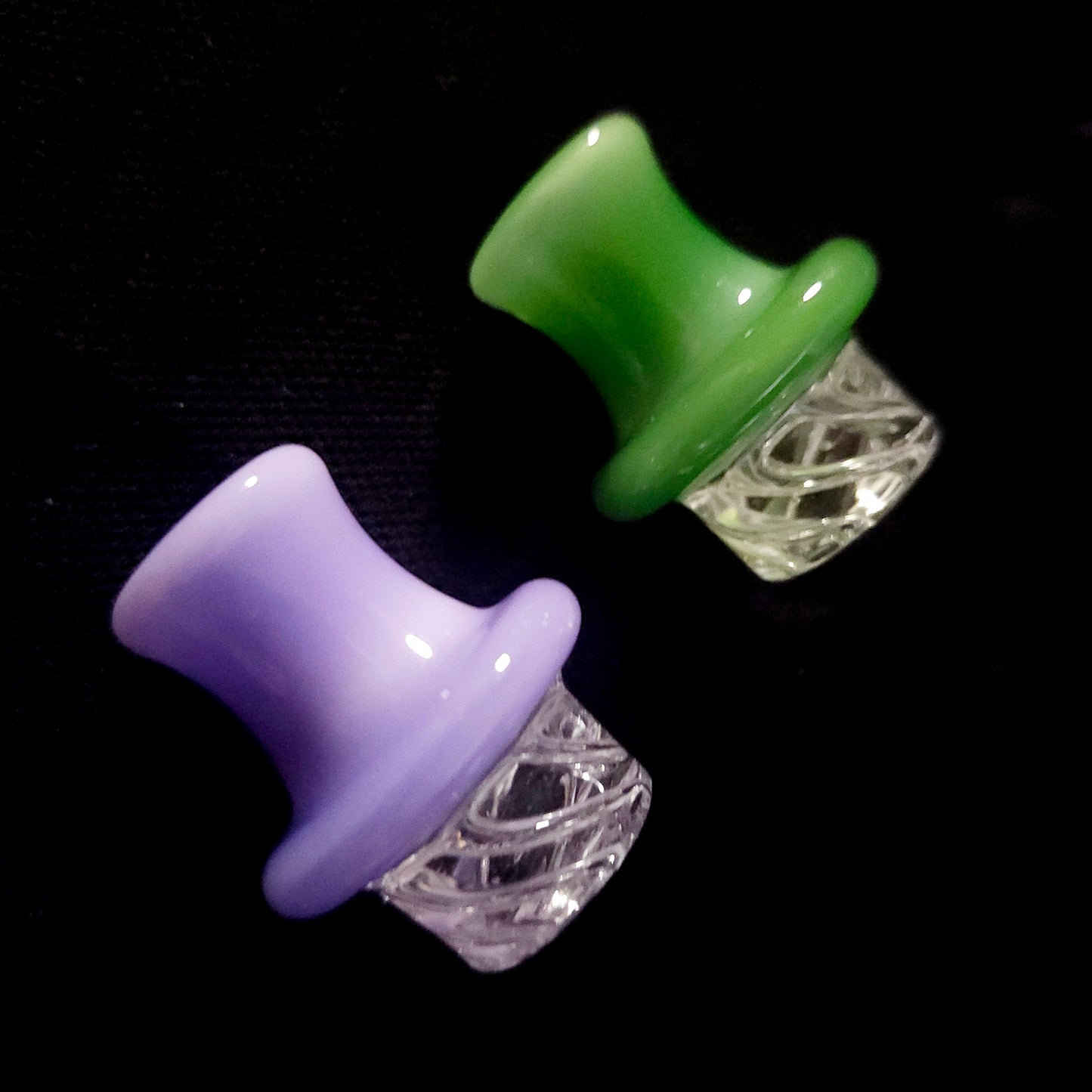 Cyclone Carb Caps - Jade & Violet