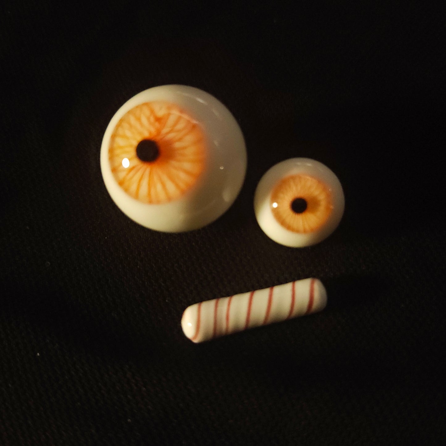 Eyeball Marble Color Glass set - Red