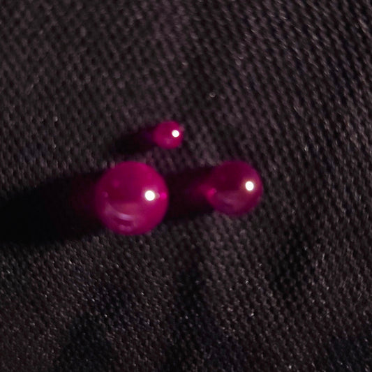 Ruby Terp Pearls - 3mm/6mm/8mm
