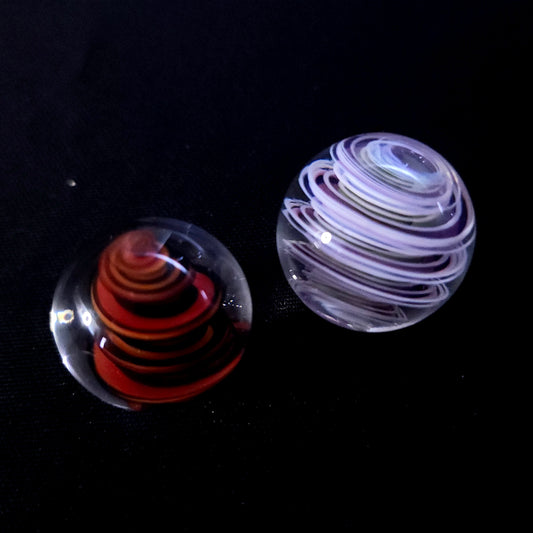Inferno & DNA Marbles - 23mm (Guya Glass)