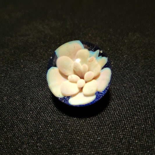 Lobotomy Orchid marble 24mm (Guya Glass) - 1 piece only