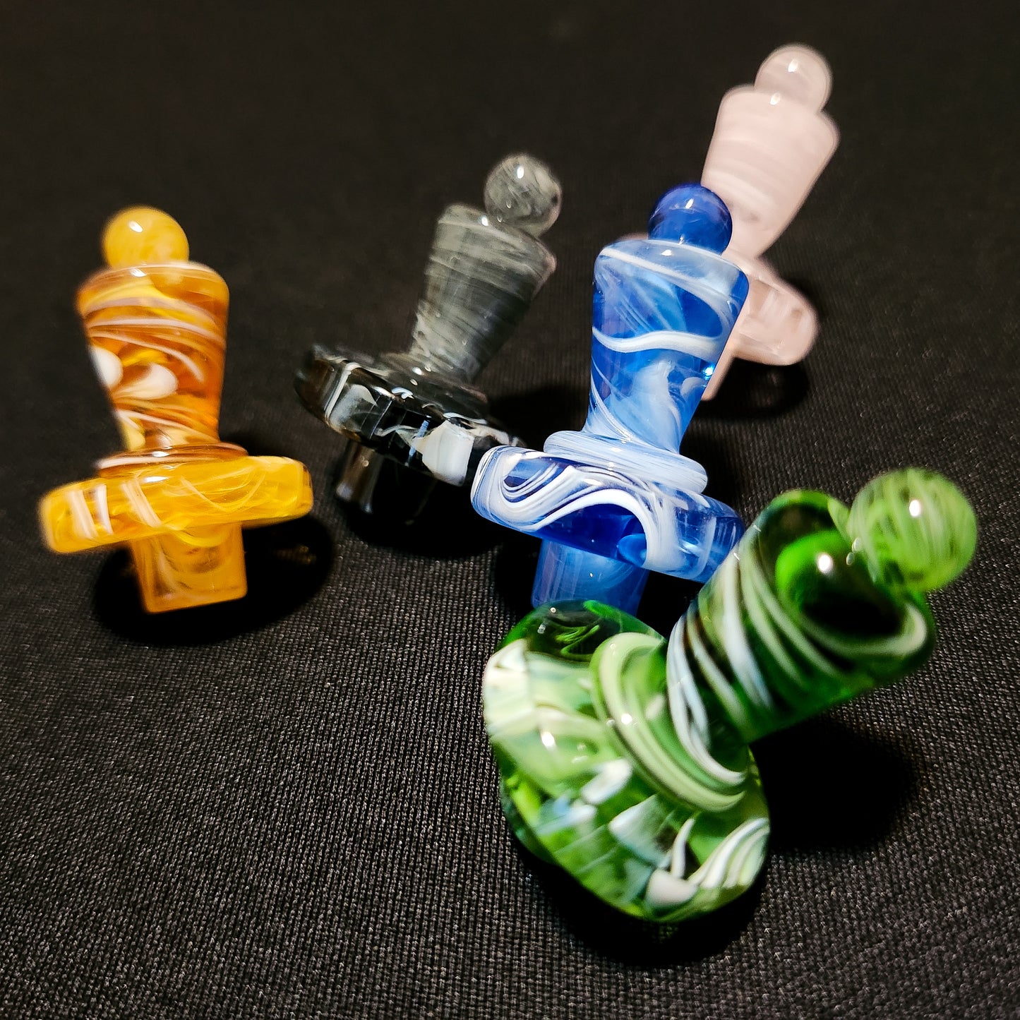 Colour Top Cap 22mm - 5 colours