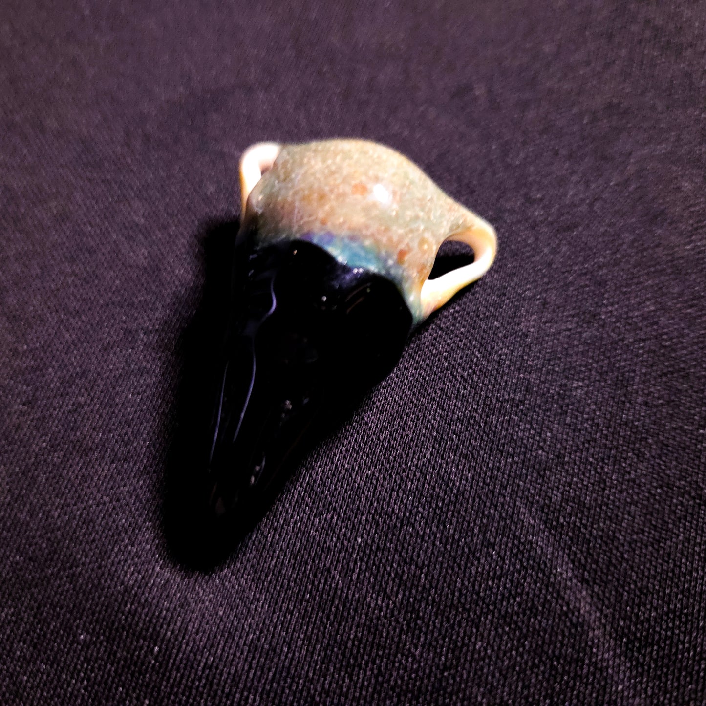 Bird skull pendant (Guya Glass) - 1 piece only