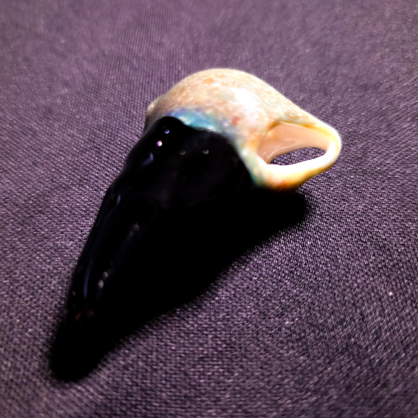 Bird skull pendant (Guya Glass) - 1 piece only