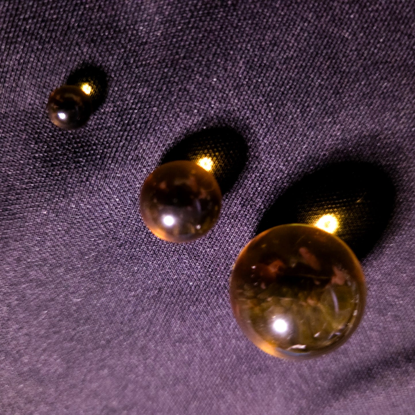 Gold marble, valve & pearl Set