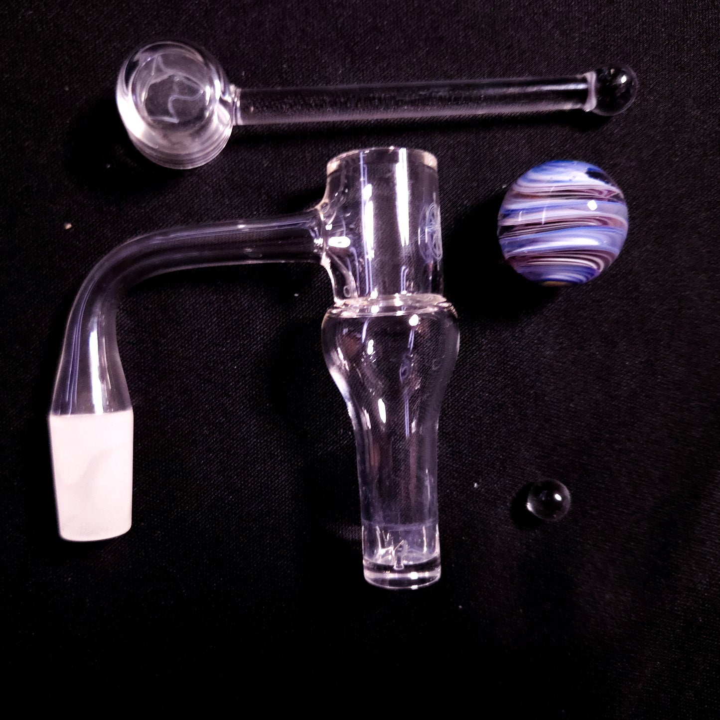 Voyager Saucer Tower Set - DNA (Guya Glass)