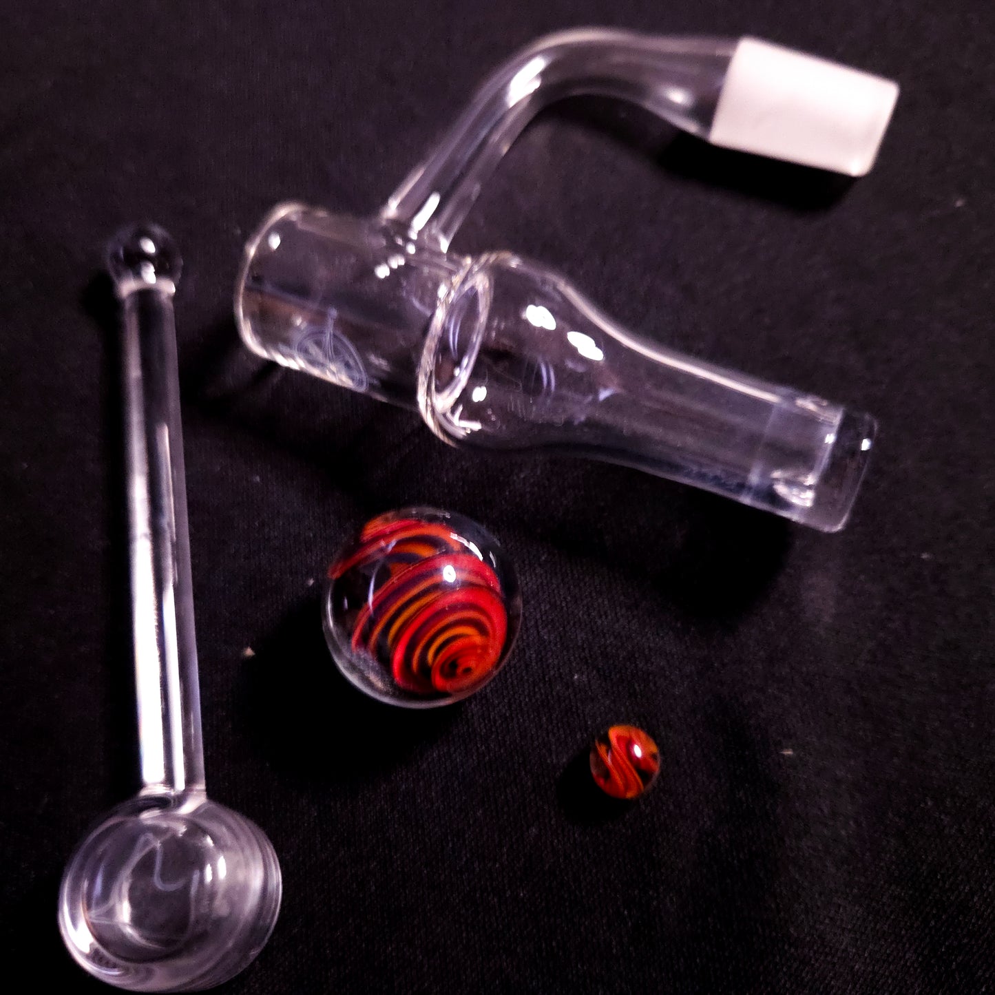 Voyager Saucer Tower Set - Inferno (Guya Glass)