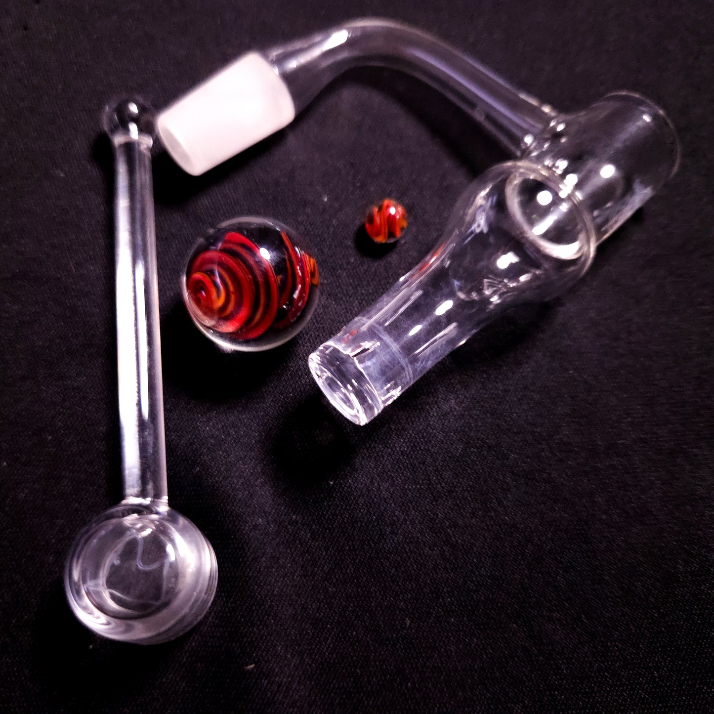 Voyager Saucer Tower Set - Inferno (Guya Glass)