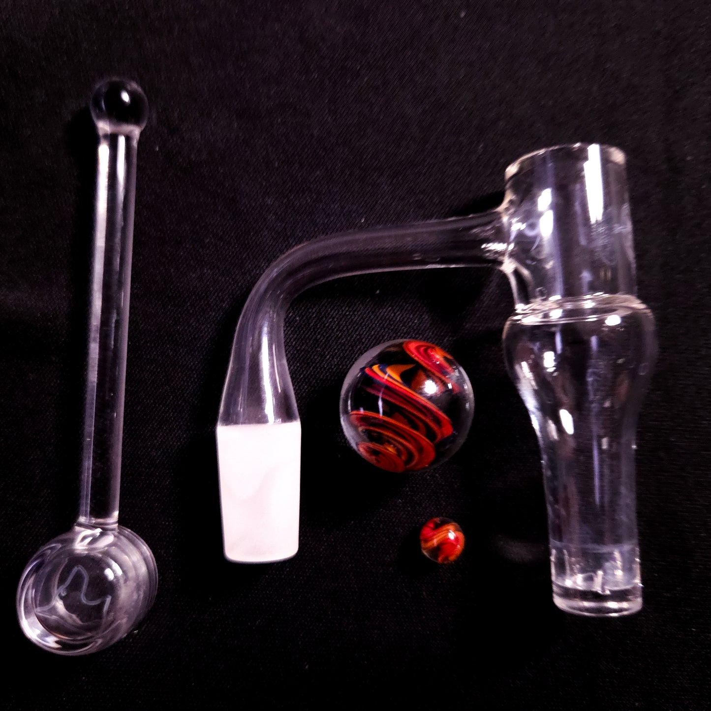Voyager Saucer Tower Set - Inferno (Guya Glass)