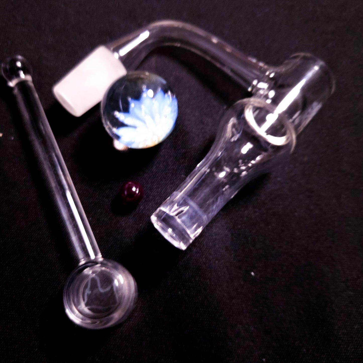Voyager Saucer Tower Set - Sapphire Flower