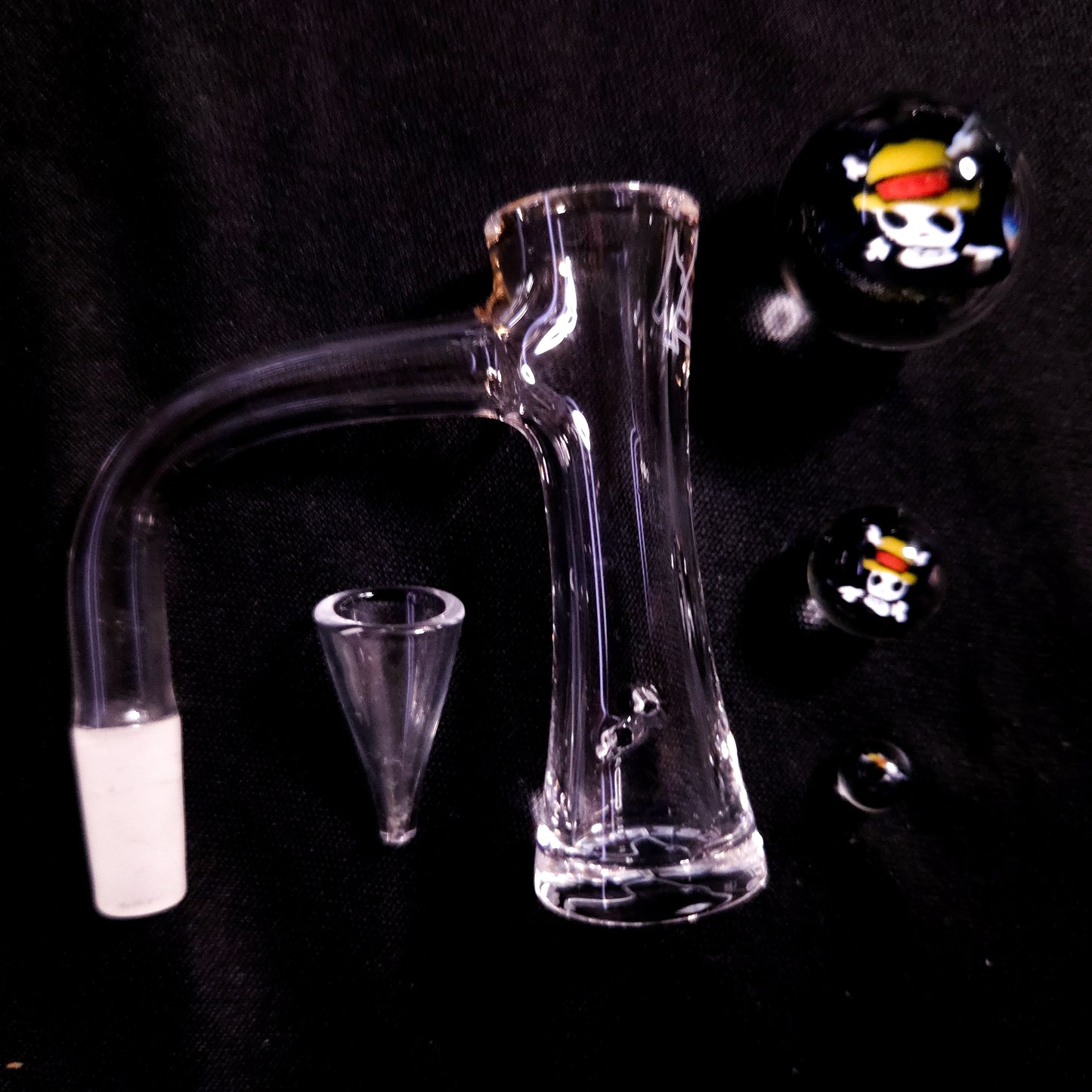 Hourglass Set - Jolly Roger (Guya Glass)
