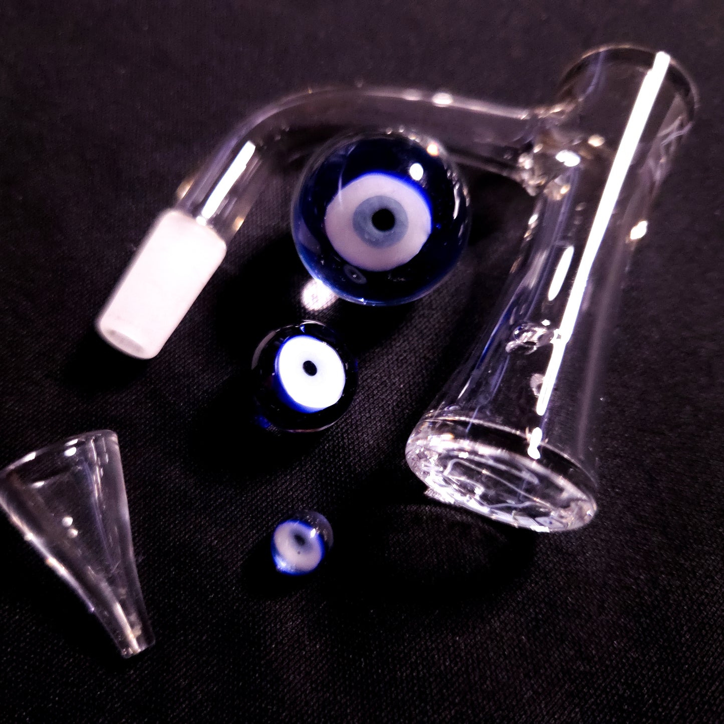 Hourglass Set - Evil Eye (Guya Glass)