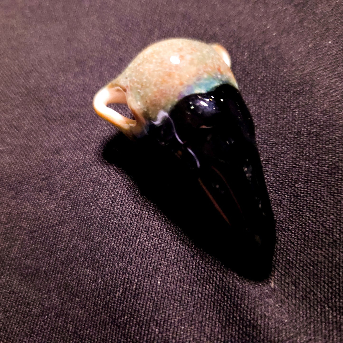 Bird skull pendant (Guya Glass) - 1 piece only
