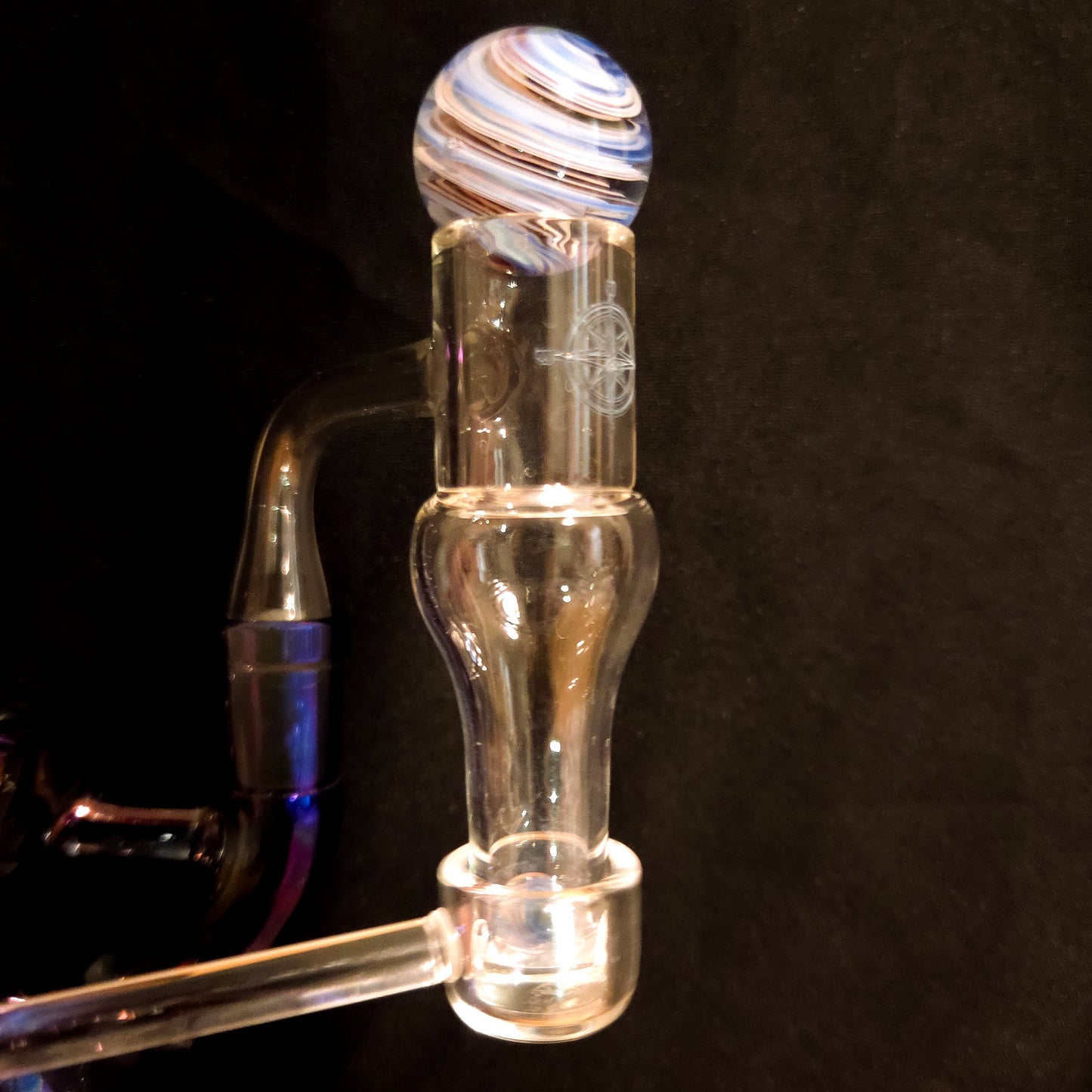 Voyager Saucer Tower Set - DNA (Guya Glass)