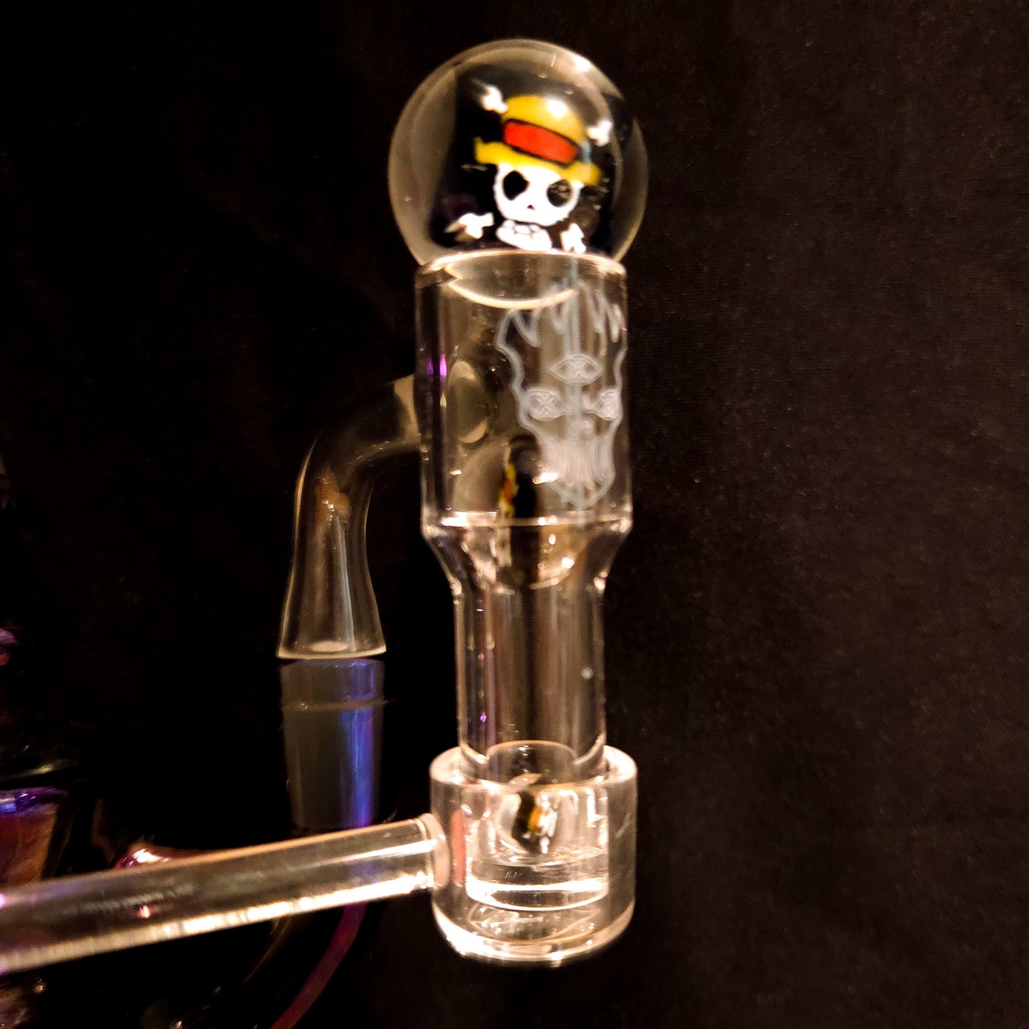 Vortex Slurper Jolly Roger Set (Guya Glass)